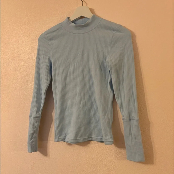 Free People The Rickie Top Light Blue small - Picture 7 of 9